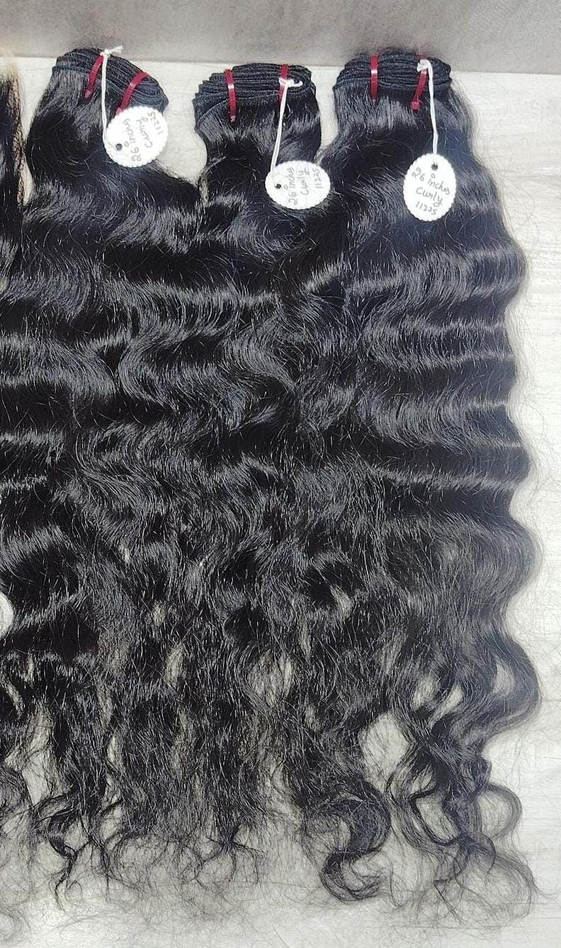coarse curly