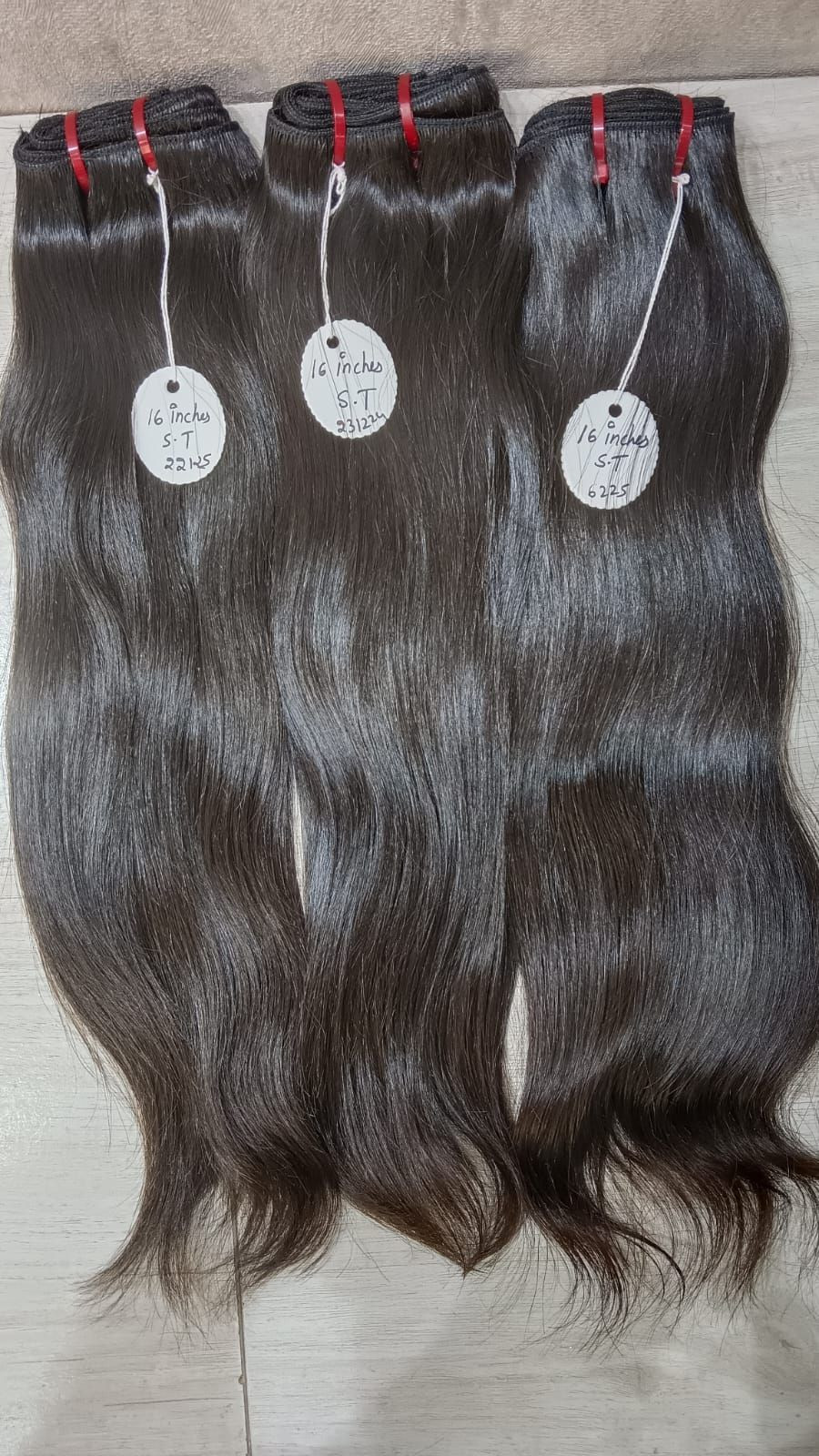 temple straight hair