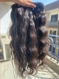machine weft hair