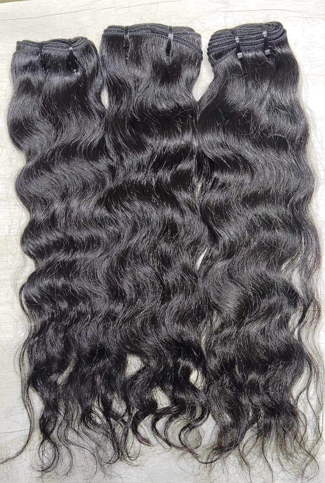 machine weft hair