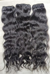 machine weft hair