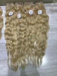 Raw blonde hair