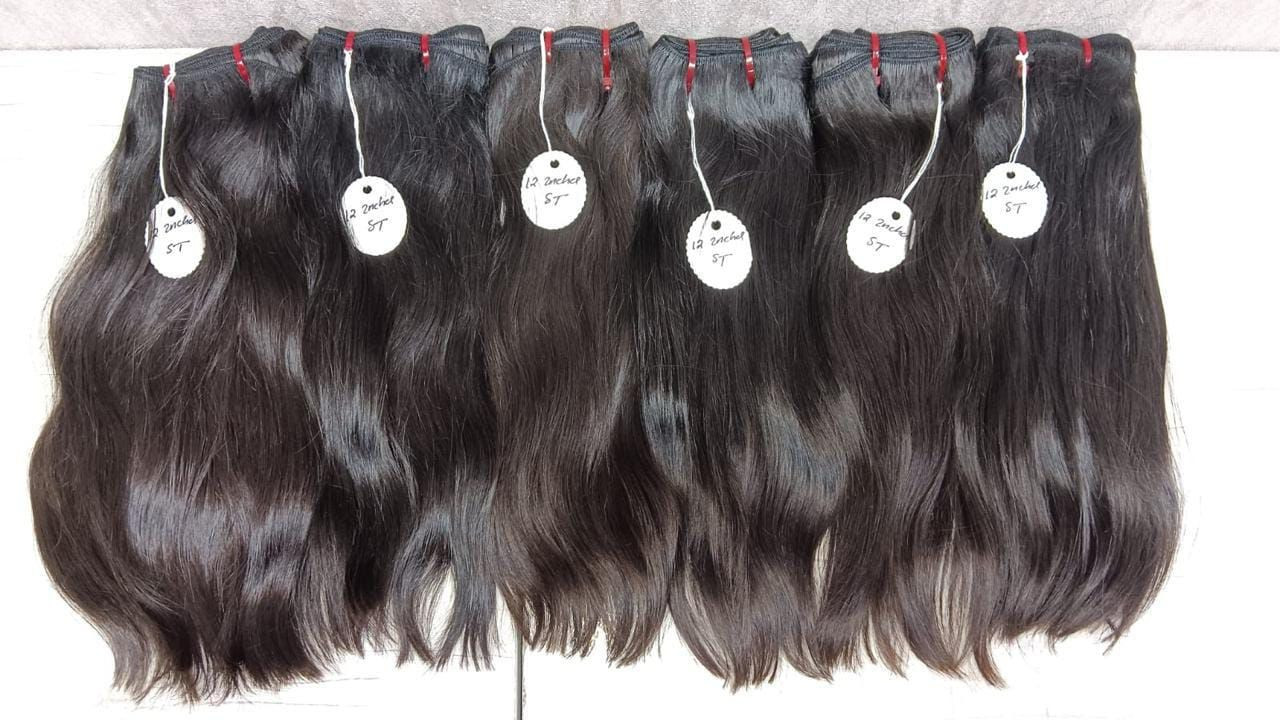 temple straight hair