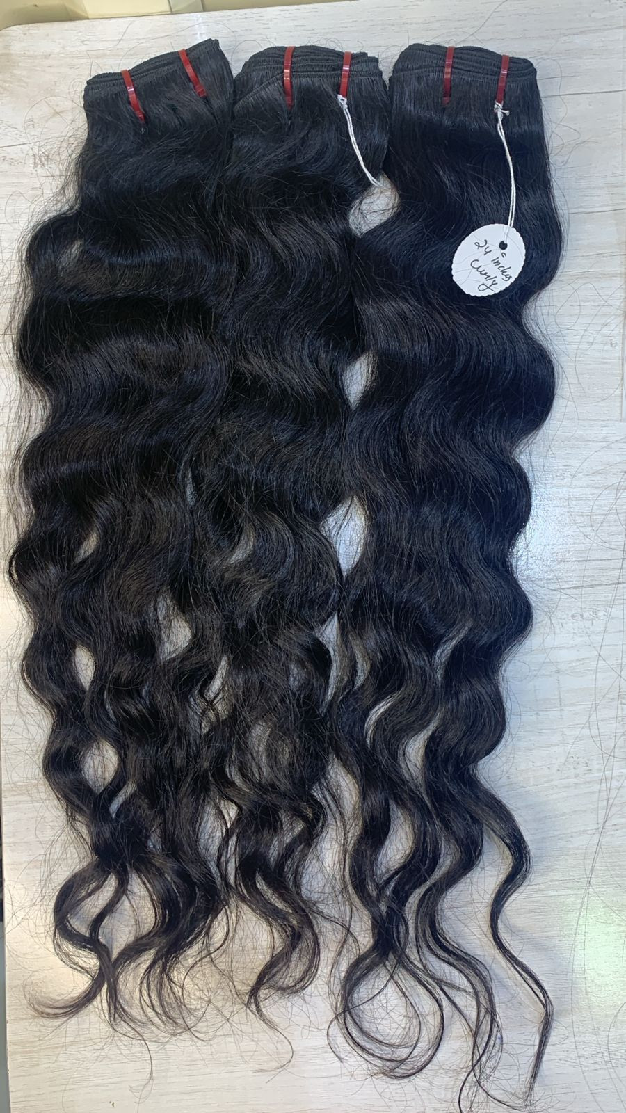 raw curly hair