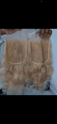Human hair closure