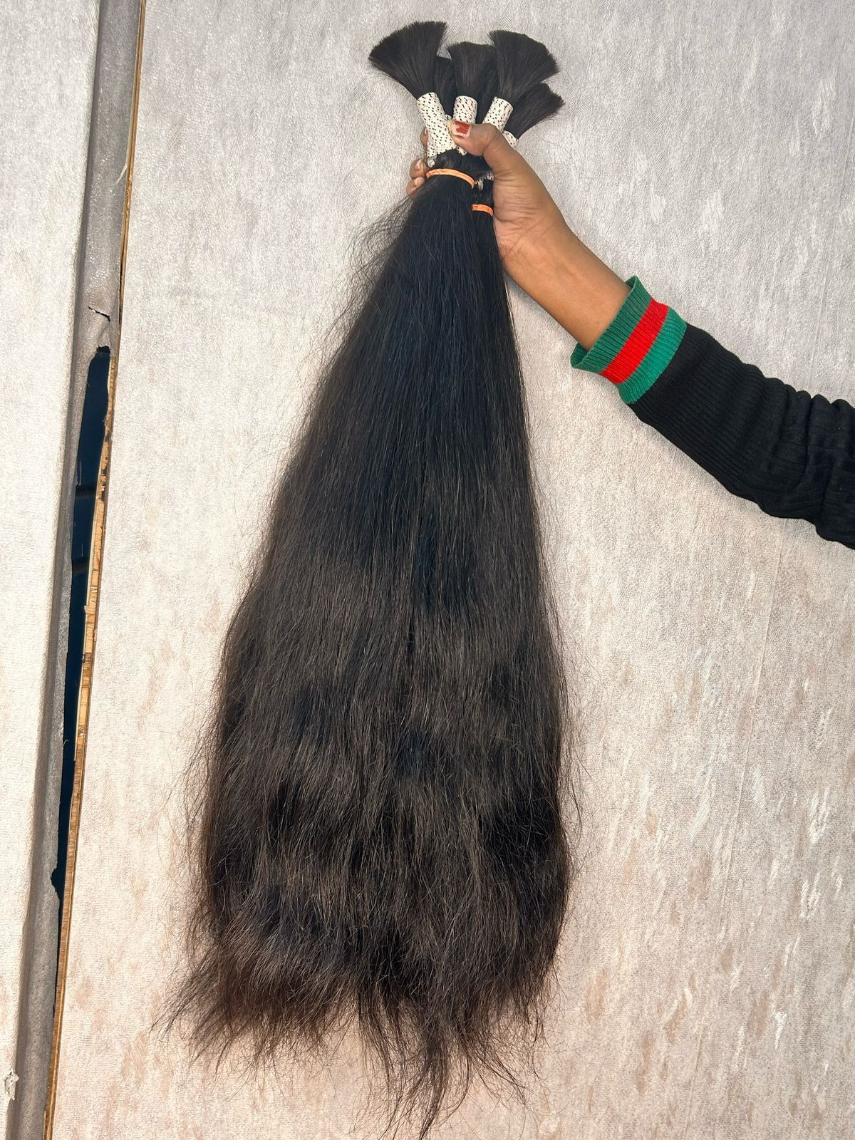 straight bulk hair