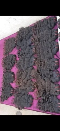 coarse curly