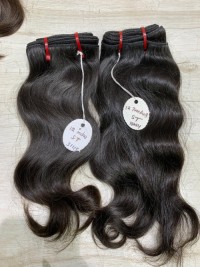 raw straight hair