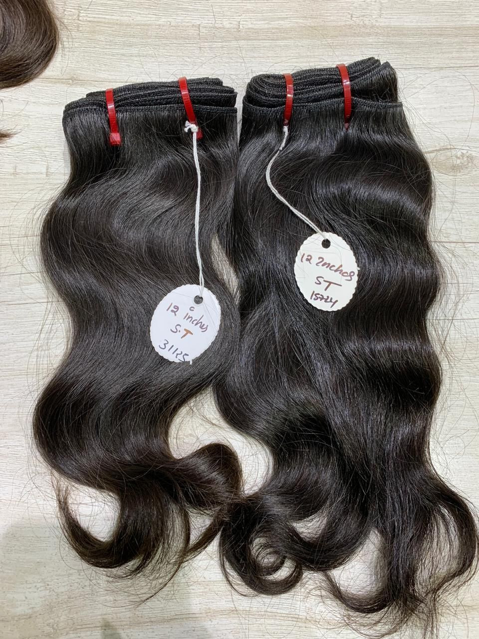 raw straight hair