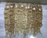 Raw blonde hair
