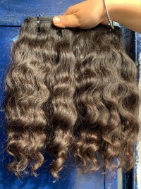 machine weft hair